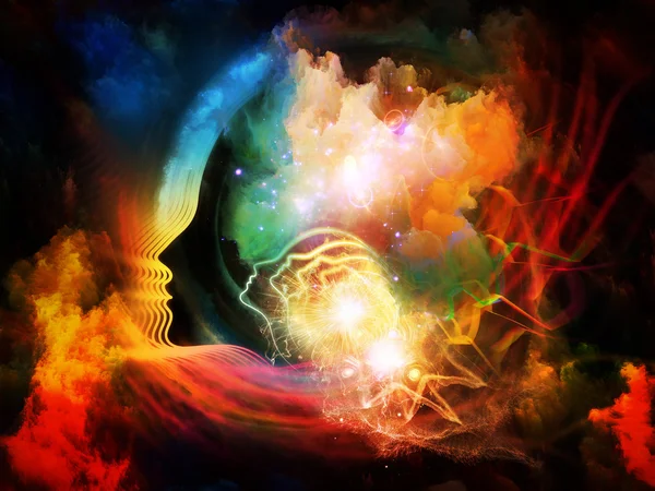 Abstrakt univers-bevidsthed kunst