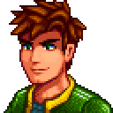Portrait of Alex from Stardew Valley