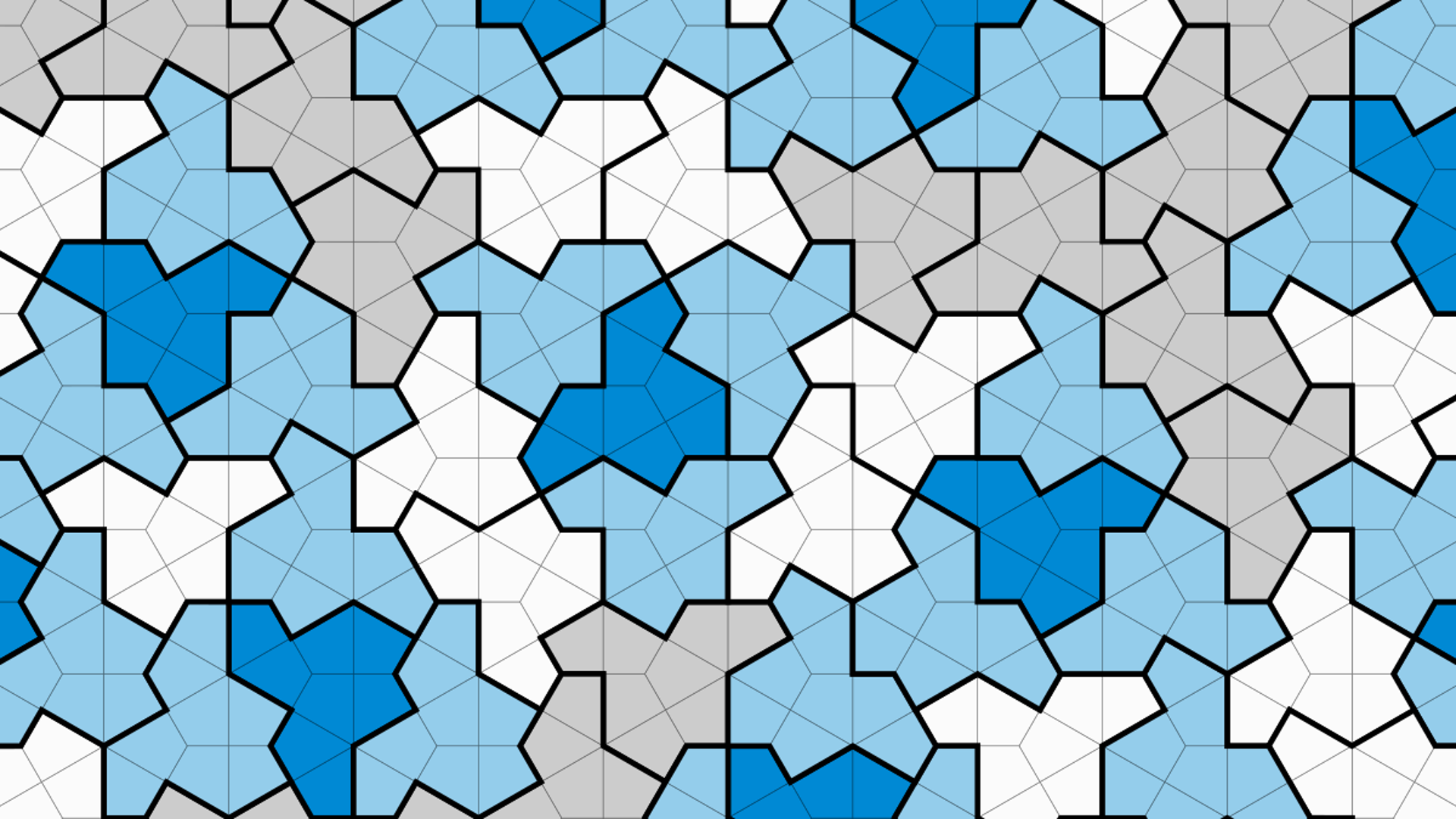 Abstract visualization of infinite expansion pattern