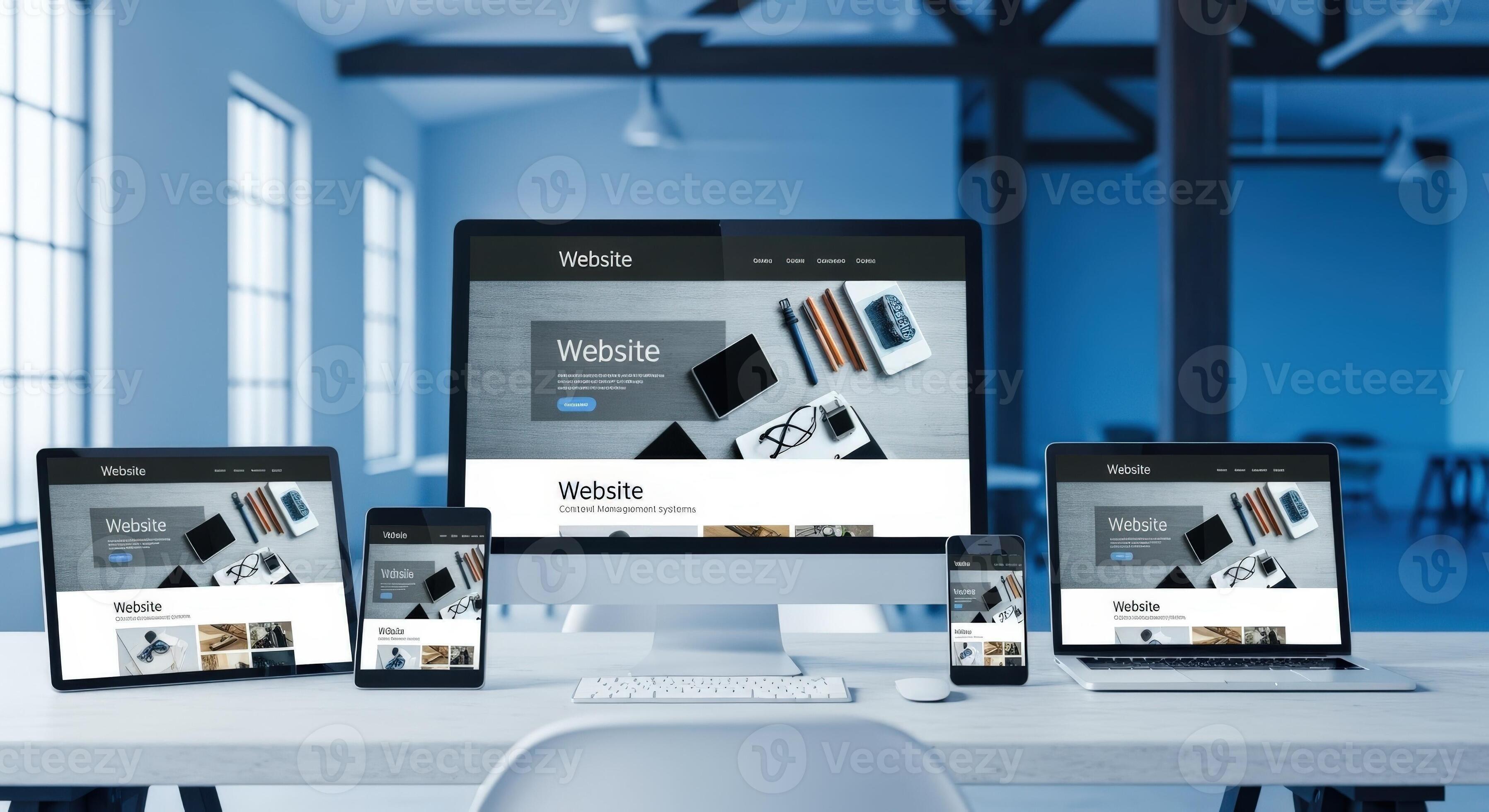 Responsive website design across multiple devices