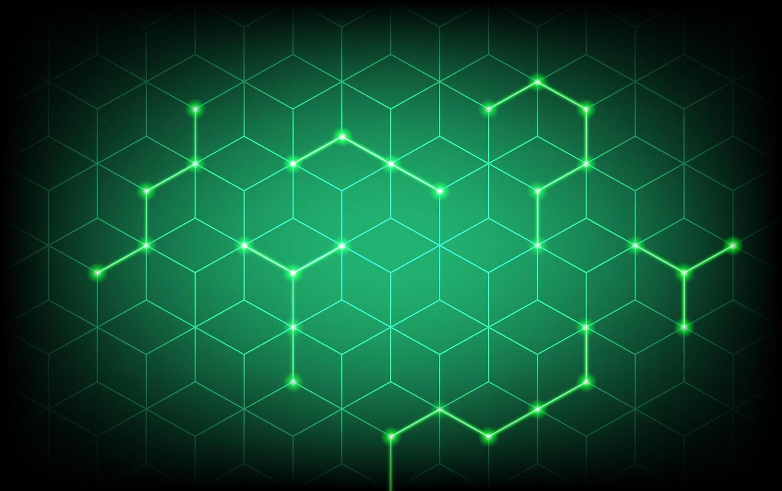 Abstract holographic pattern showing interconnected nodes