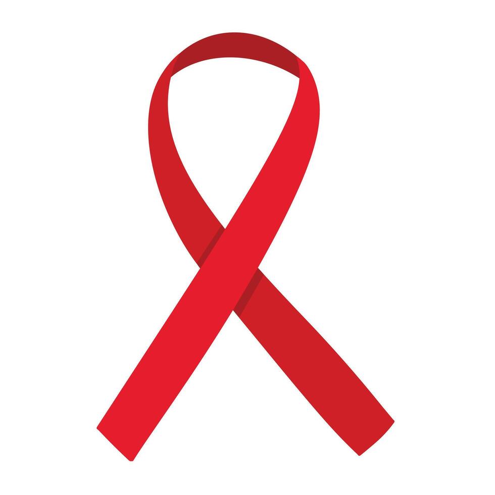 Red Ribbon - Hemophilia and Bleeding Disorders Awareness Symbol