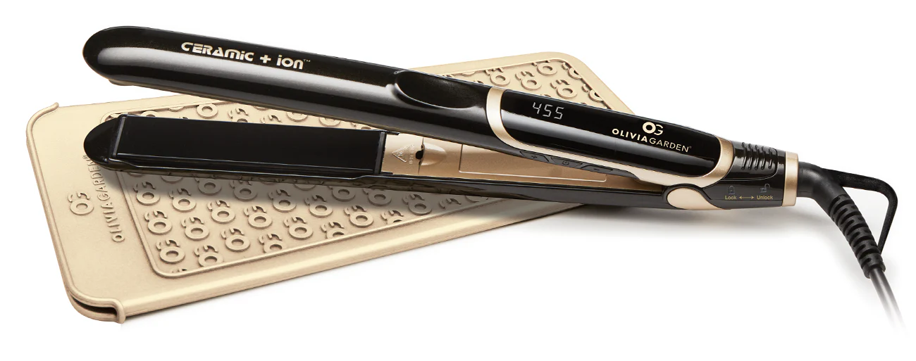 RACCOMB Professional Hair Straightener Ceramic Tourmaline 1.75in
