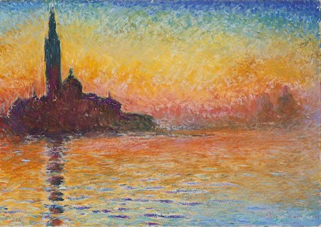 Claude Monet's Impression, Sunrise painting