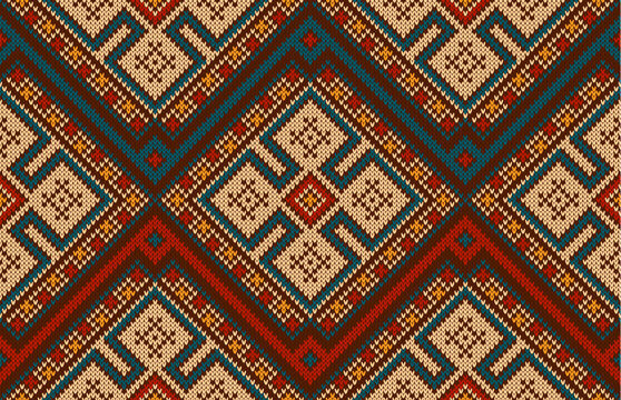 Patrón textil peruano