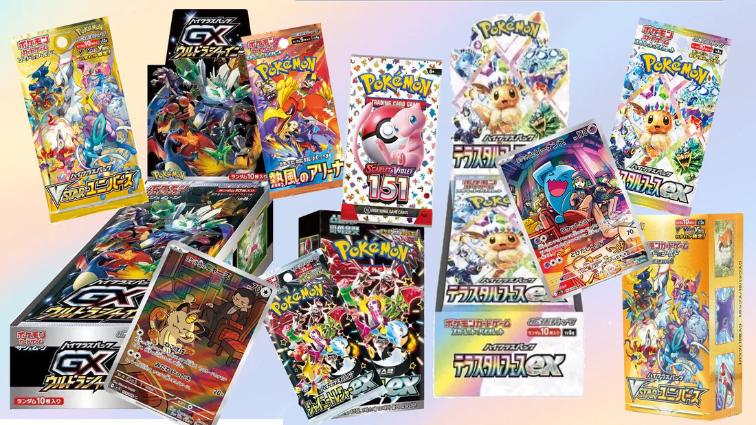 Japanese Pokémon trading cards