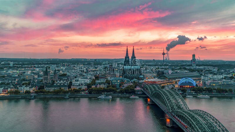 Köln Sonnenuntergang