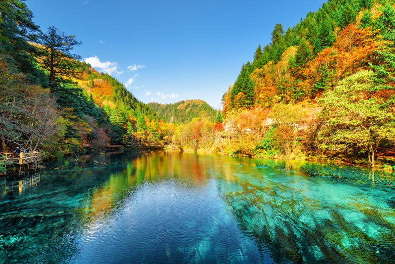 Jiuzhaigou Five Flower Lake