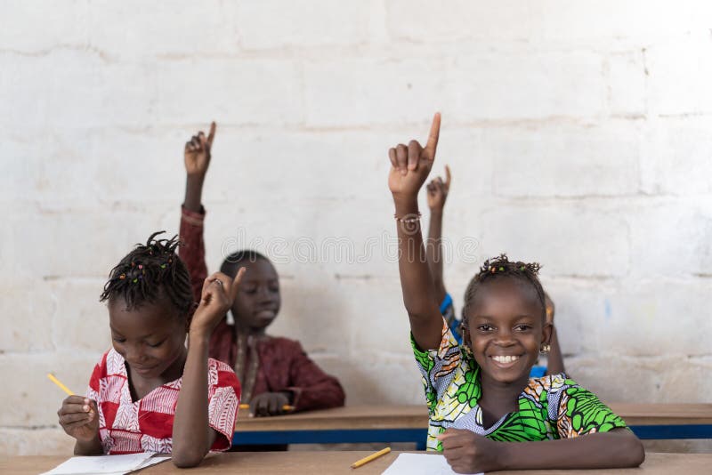 Enfants africains en classe
