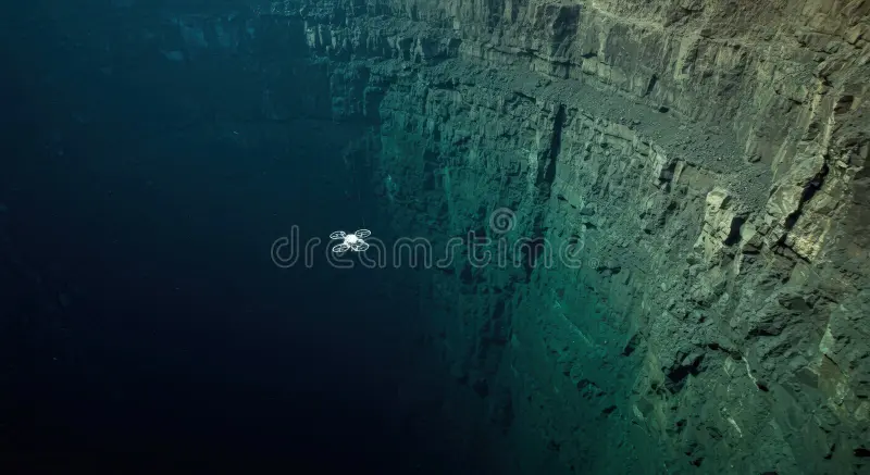 Underwater marine environment showing a vibrant reef scene