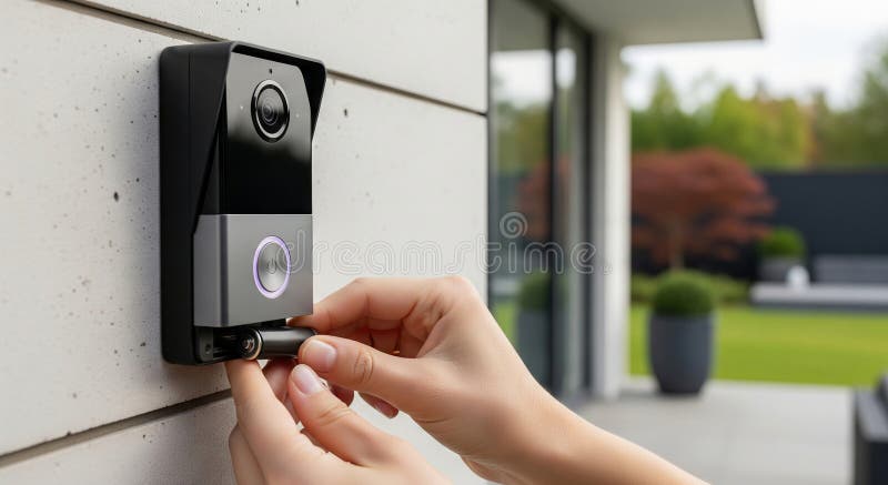 Sonnette connectée extérieur