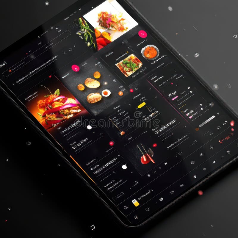 Carta digital en tablet
