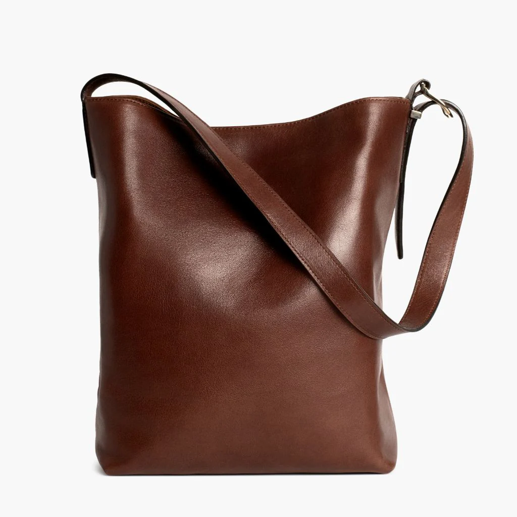 Thursday Boots Toscanello Brown Leather Bucket Bag