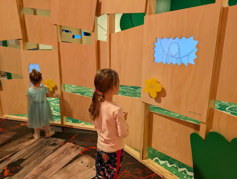 Children's gallery at NGV with interactive art installation