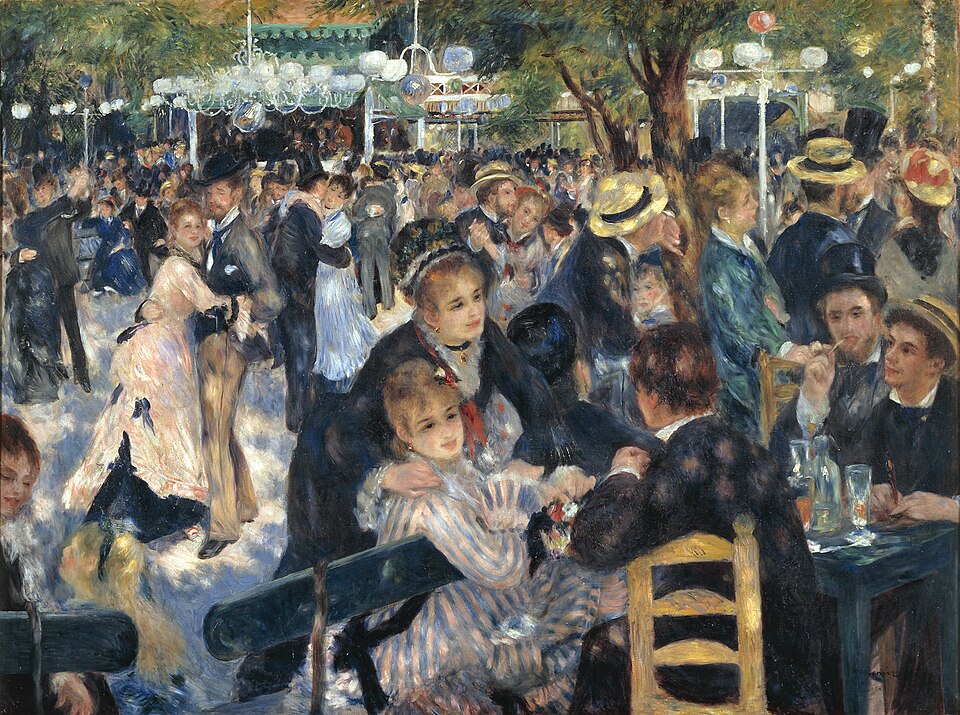 Renoir's Bal du Moulin de la Galette painting