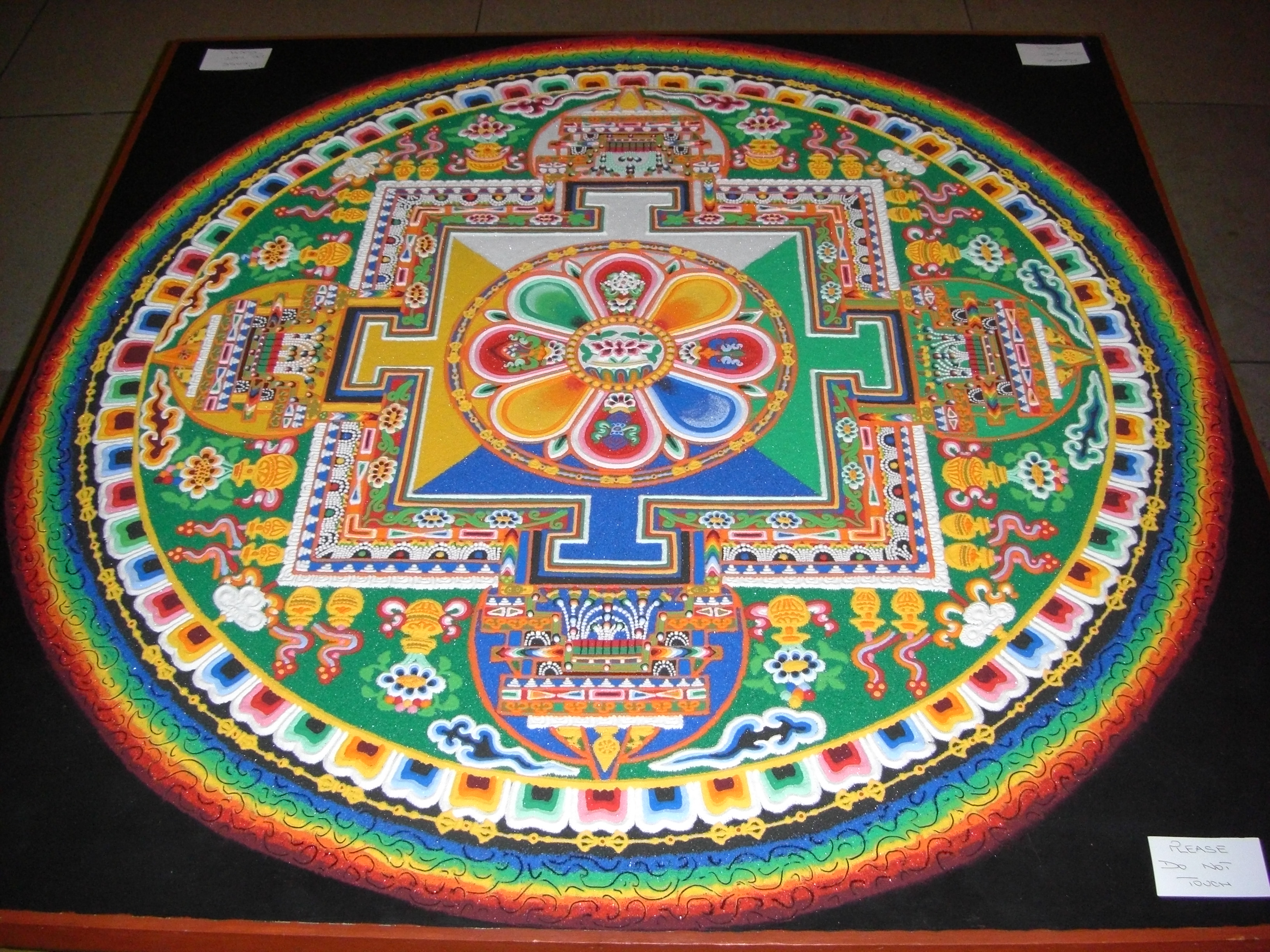 Traditional Tibetan Buddhist mandala