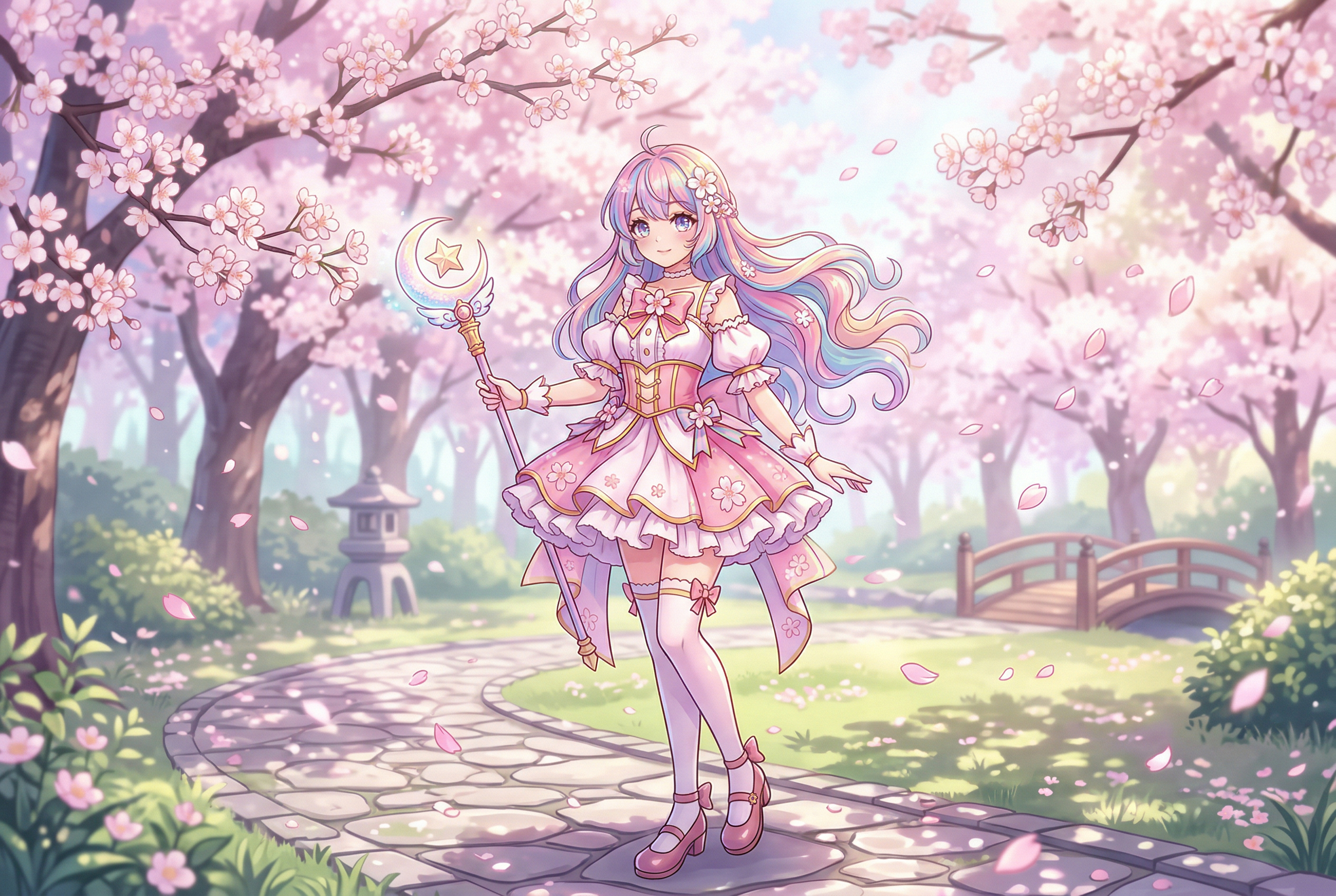 AI anime character generation example