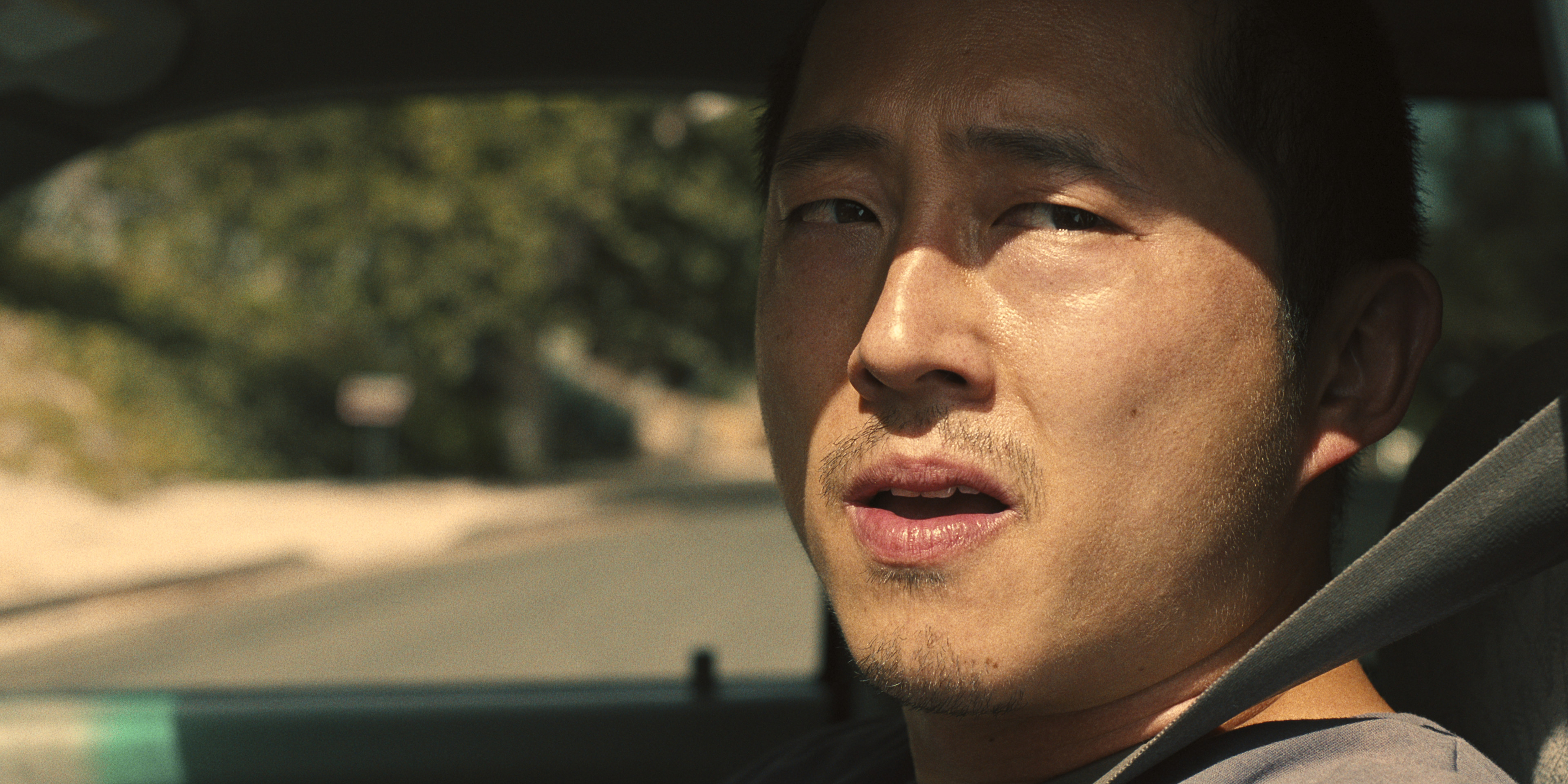 Steven Yeun in road rage scene from Beef Season 1
