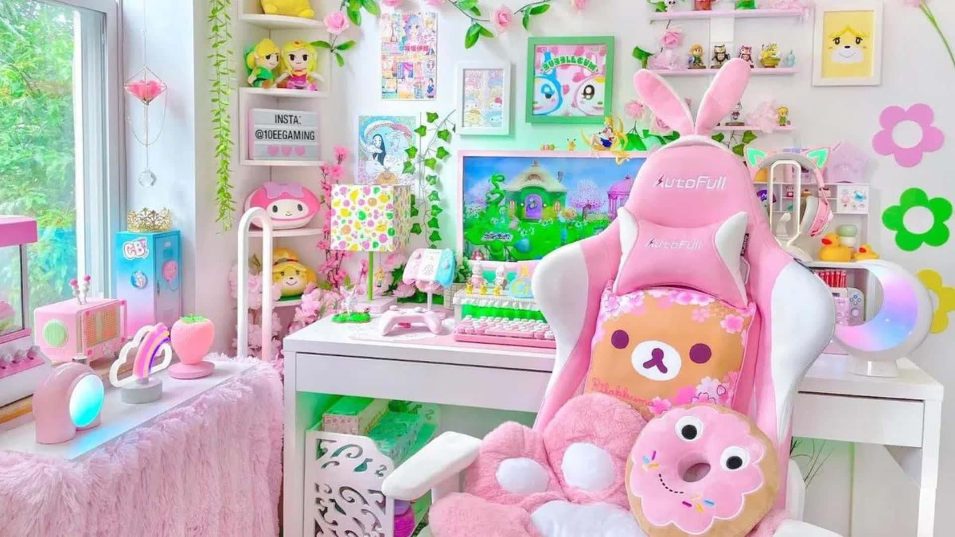 Kawaii Gaming Setup