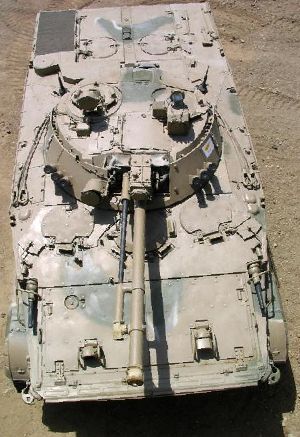 БМП-3 на фоне исторического поля боя