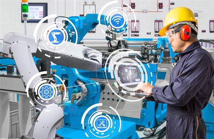 智能工厂中的工业机器人