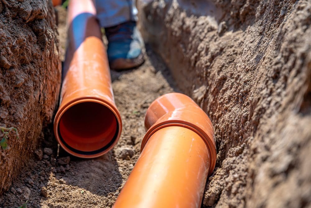 Water line installation and trenching