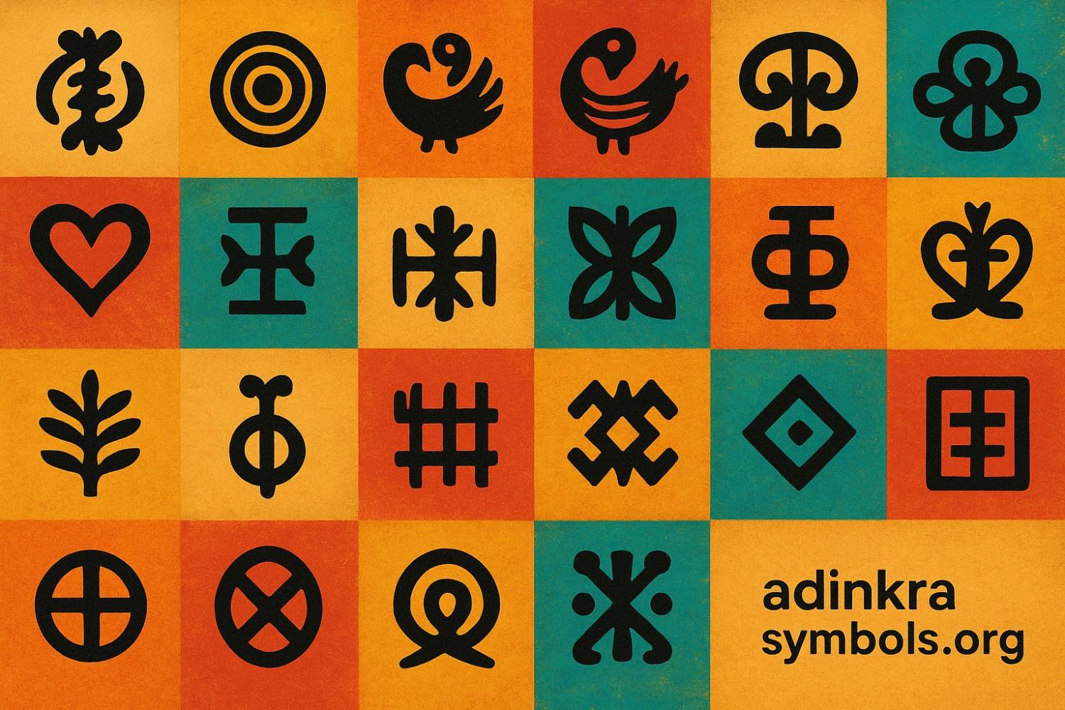Adinkra symbols from Ghana