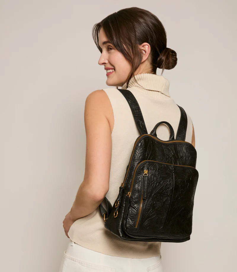Designer Mini Leather Backpack