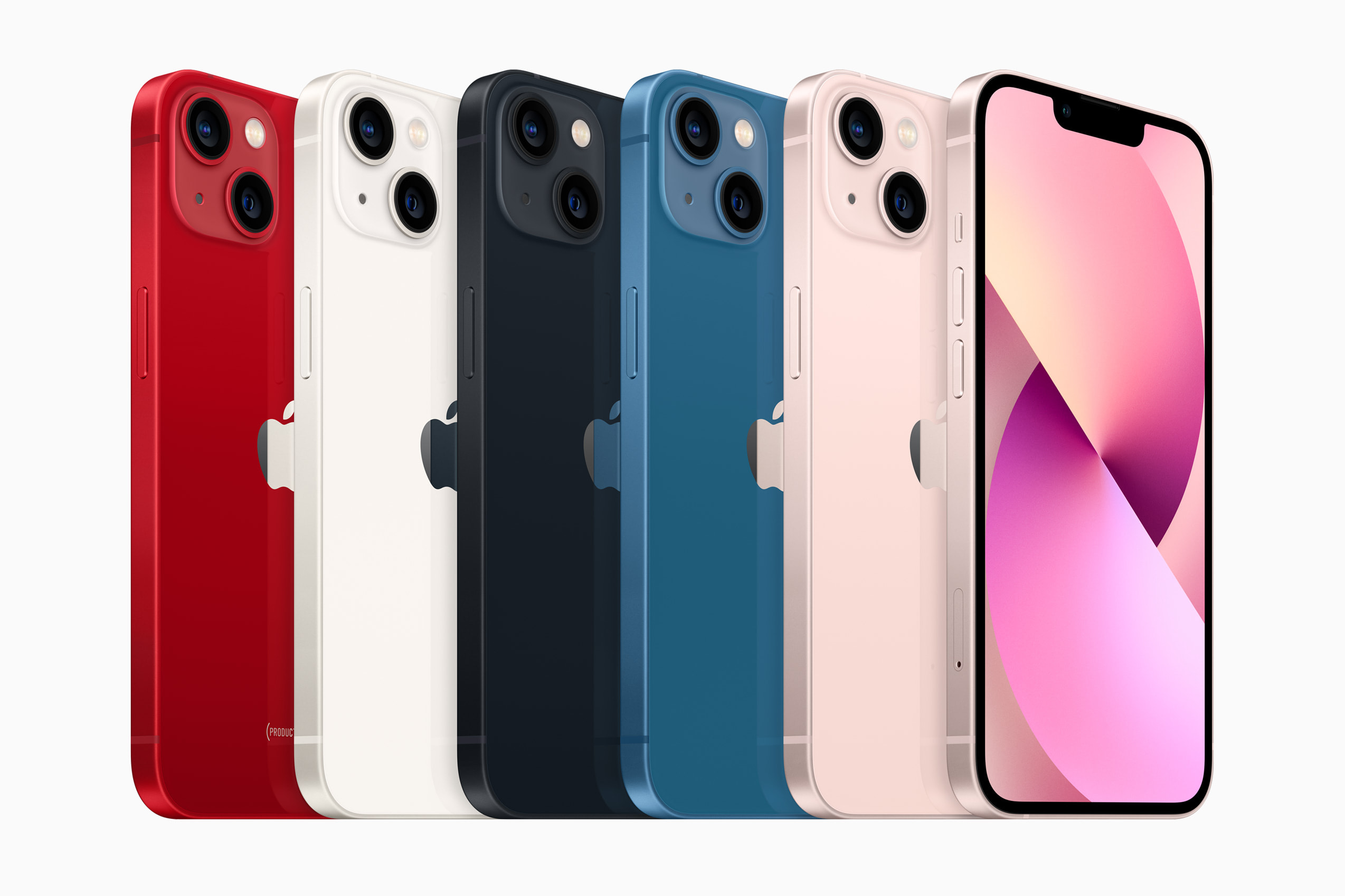 iPhone 13 em várias cores