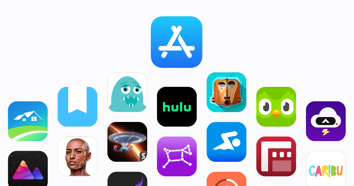 App Store应用图标网格展示