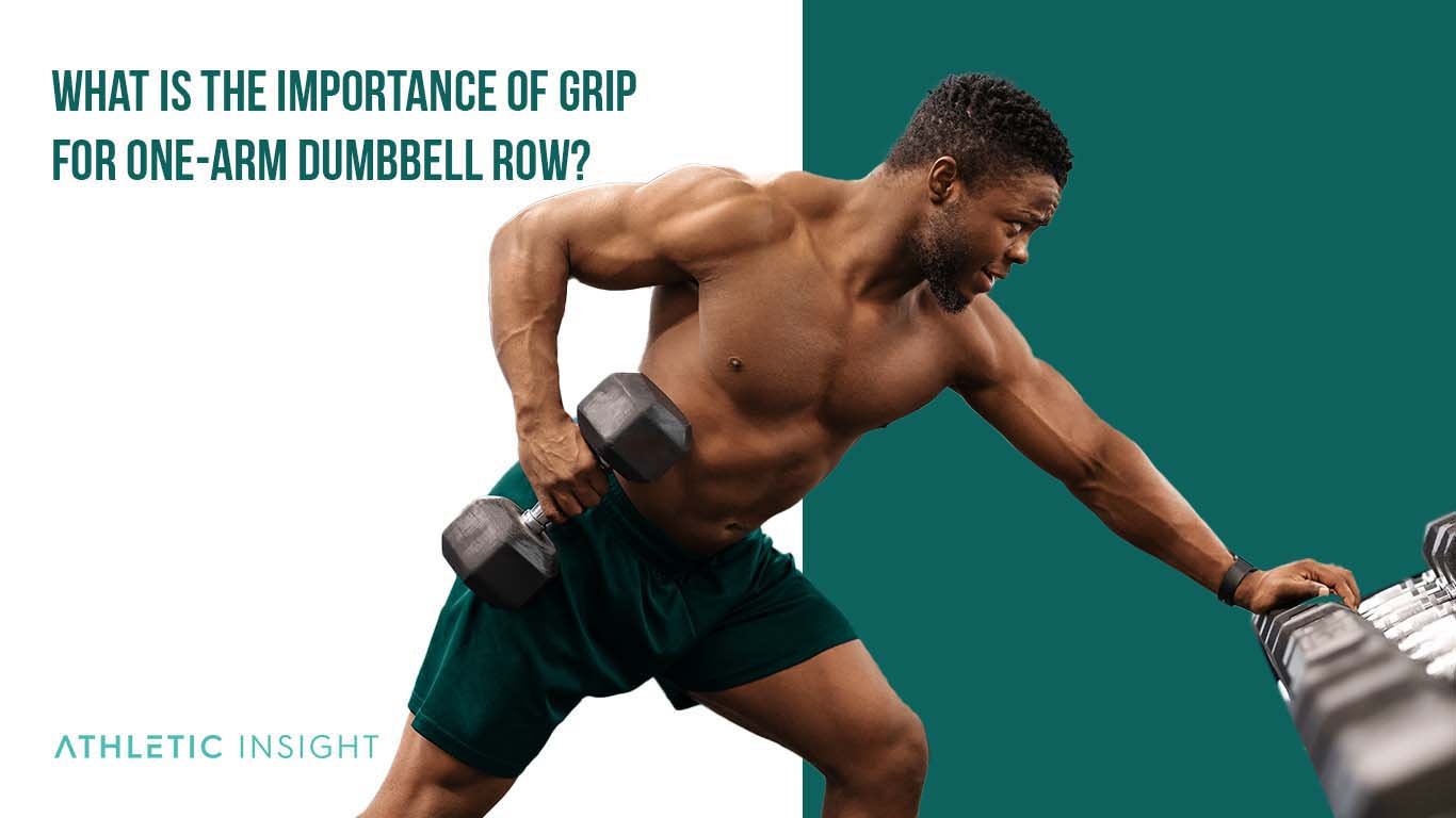 Person performing single-arm dumbbell row exercise with proper form