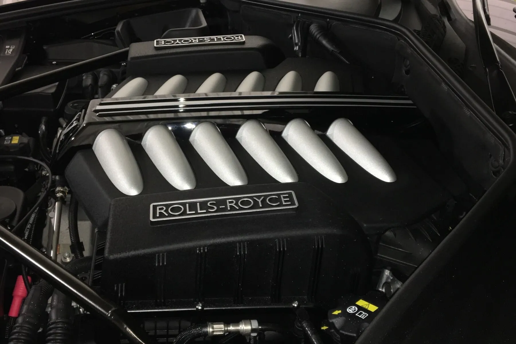 Engine bay detailing Rolls Royce