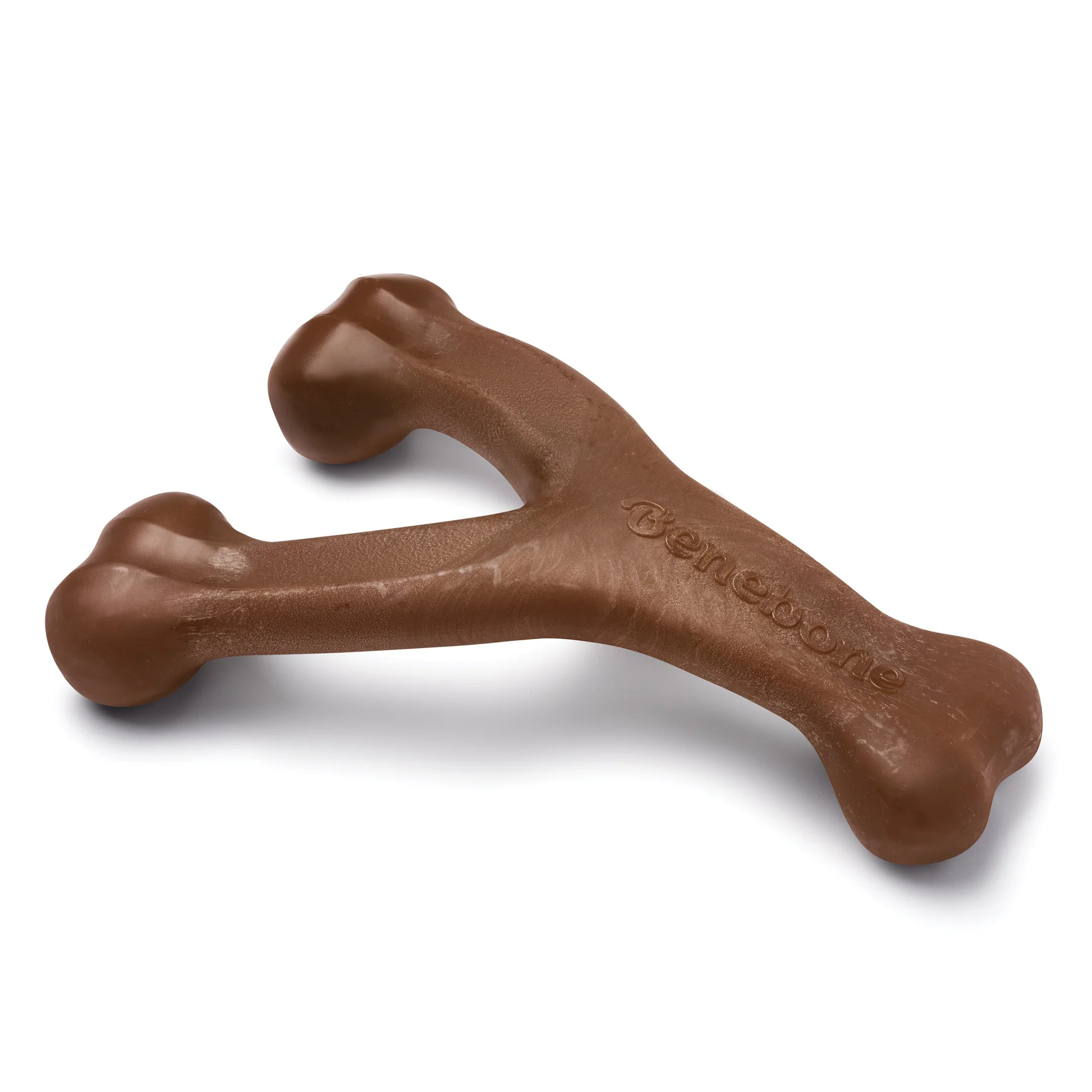 Wishbone Durable Dog Chew Toy, Real Bacon Flavor, Large