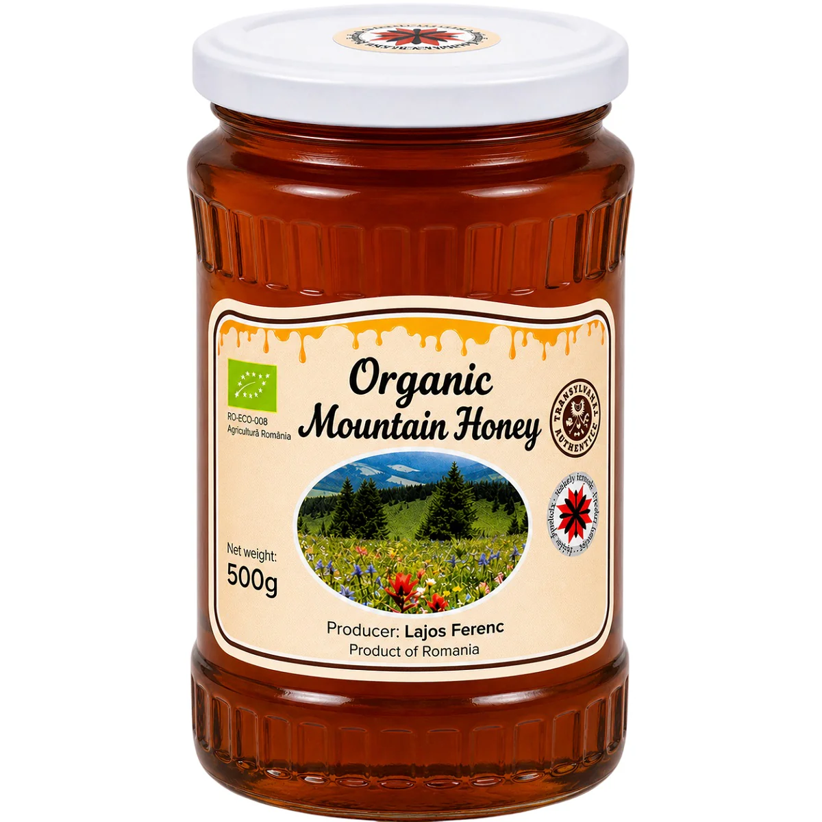 Pure organic mountain honey jar from Gilgit Baltistan Pakistan