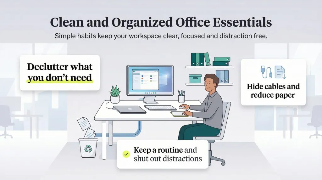 Cleaning Your Office Could Boost Your Productivity