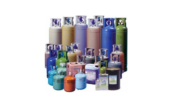 Bouteilles fluides frigorig&egrave;nes