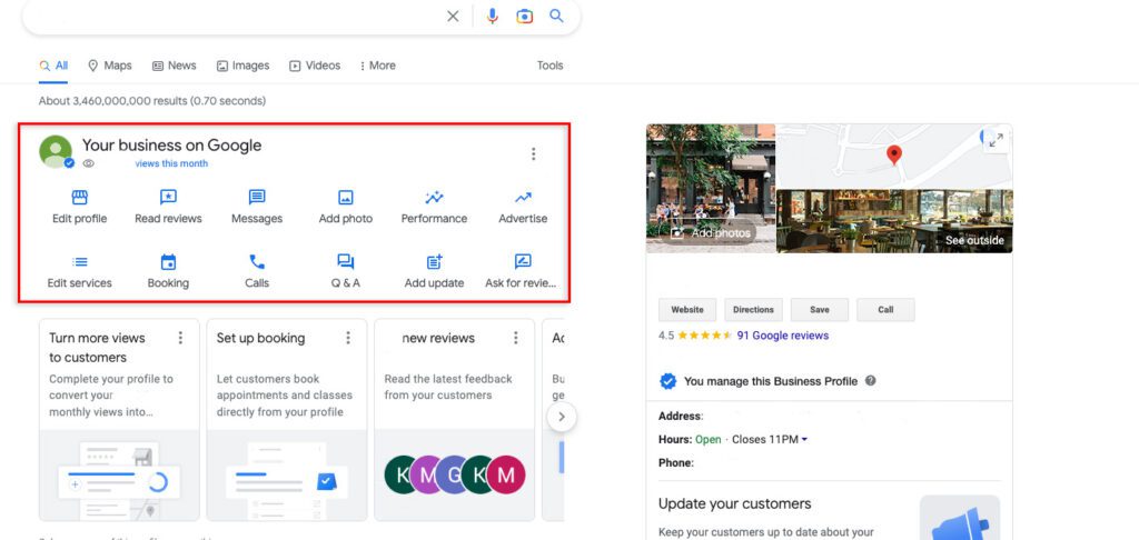 Google Business Profile New Interface