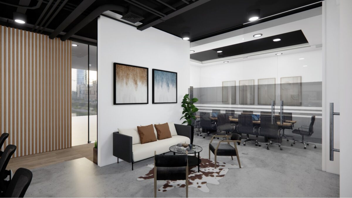 Modern Philippine office workspace