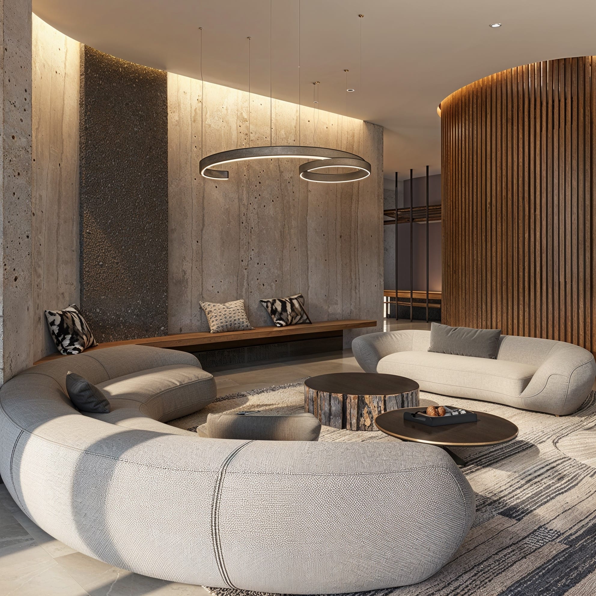 Calm and serene with neutral tones