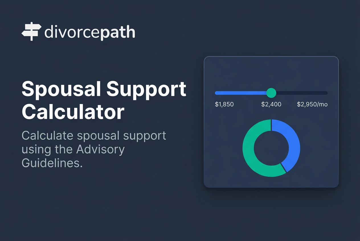 Calculating fair spousal support using advisory guidelines