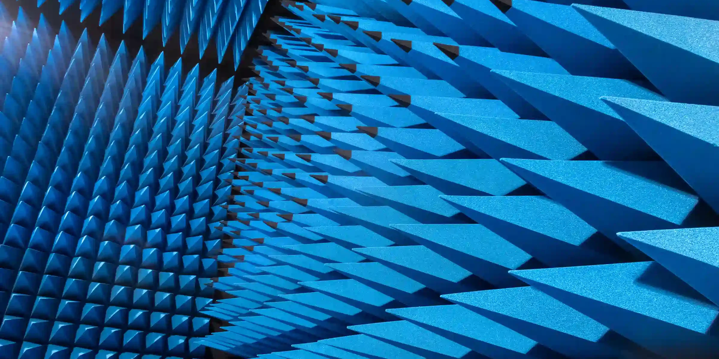 Radar-absorbing material sample with measurement equipment