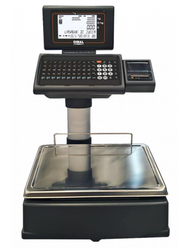 Dibal Ninja LCD 7 bilancia commerciale Dibal Italia display 7 pollici alta luminosità
