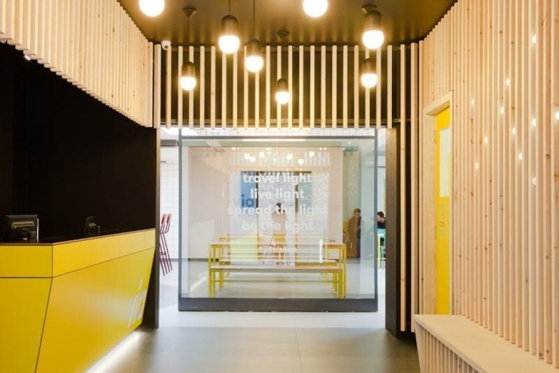 Modern Hostel Interior