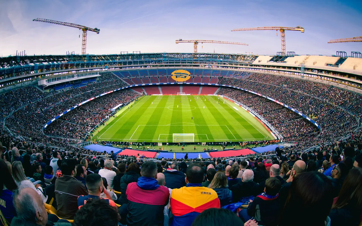 Camp Nou stadium packed for Atletico Madrid vs Barcelona match