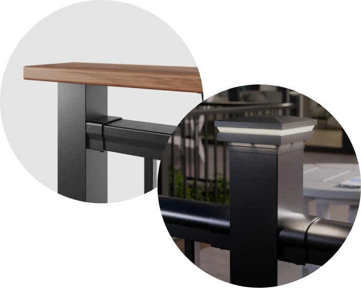 CitySide aluminum railing