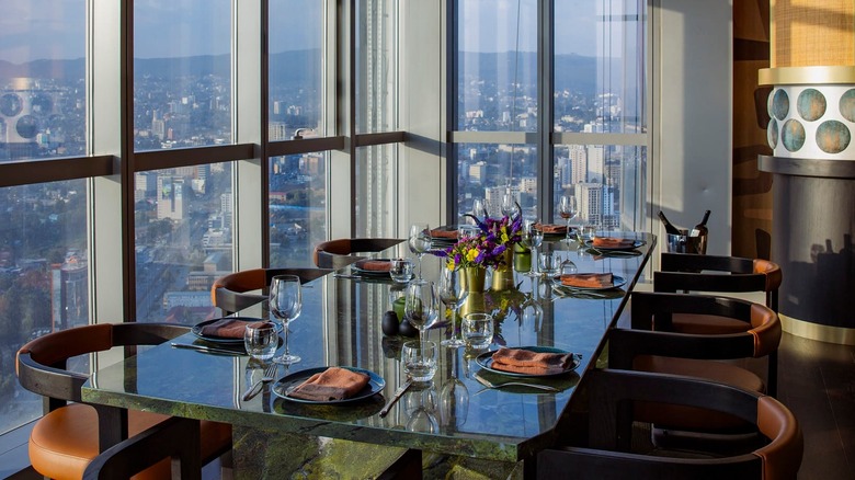 Modern Addis restaurant