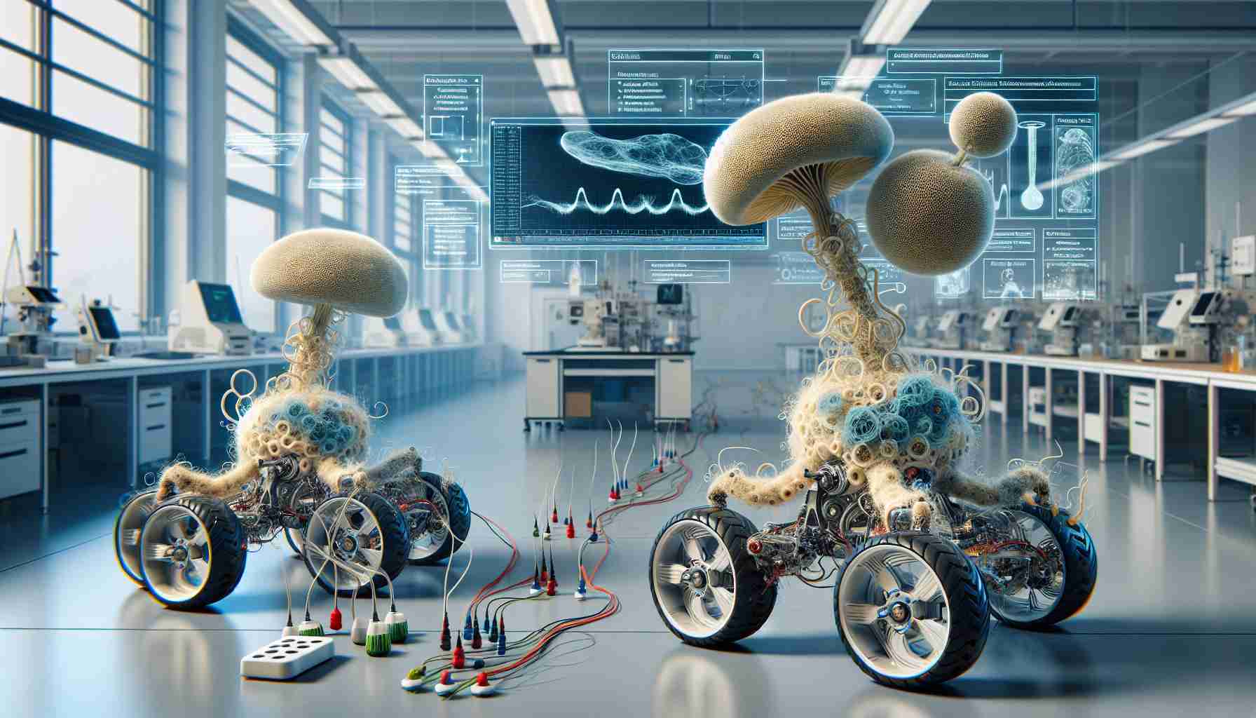 生物混合机器人技术概念图