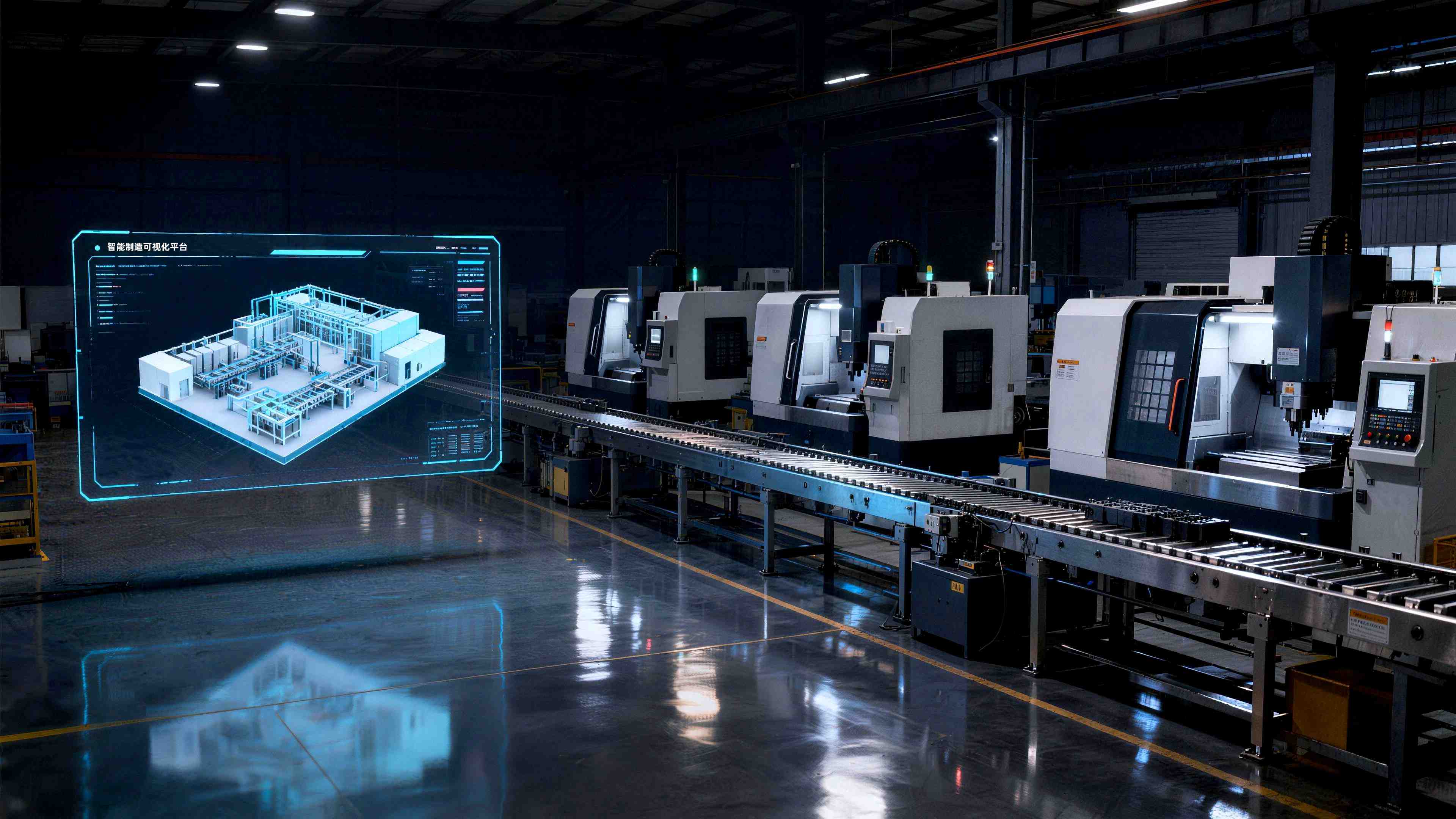 工厂中的数字孪生系统展示物理AI技术