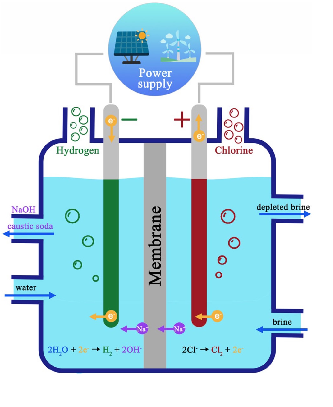 Chlor-Alkali Process Diagram