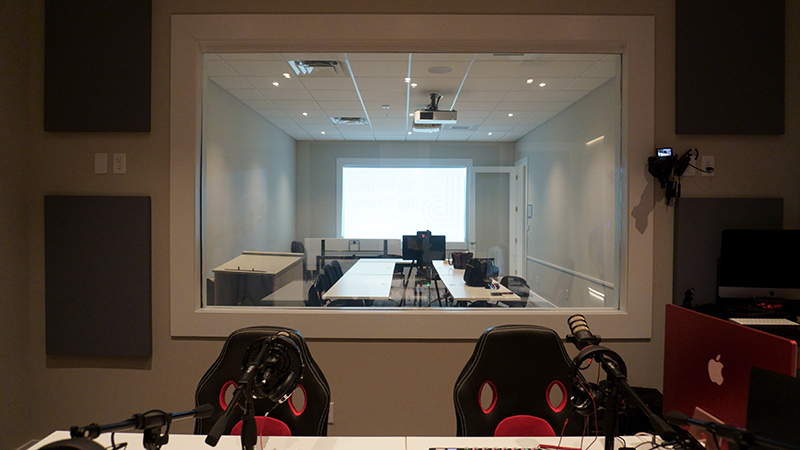 Bangladeshi podcast recording session